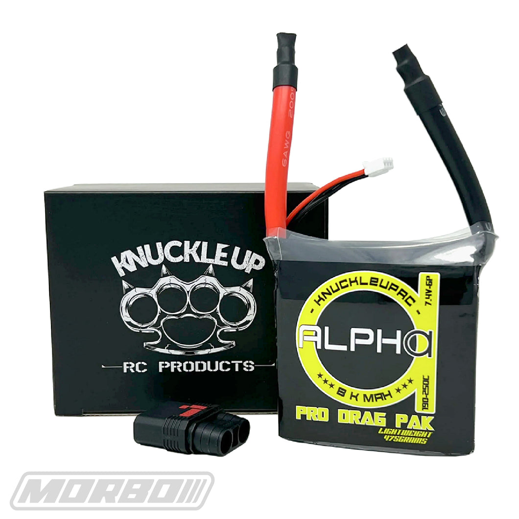 KNUCKLE UP ALPHA 8000MAH PRO DRAG PACK BATTERY