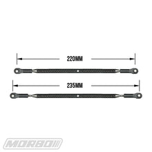 Load image into Gallery viewer, MORBO WHEELIE BAR TURNBUCKLE CF 220MM
