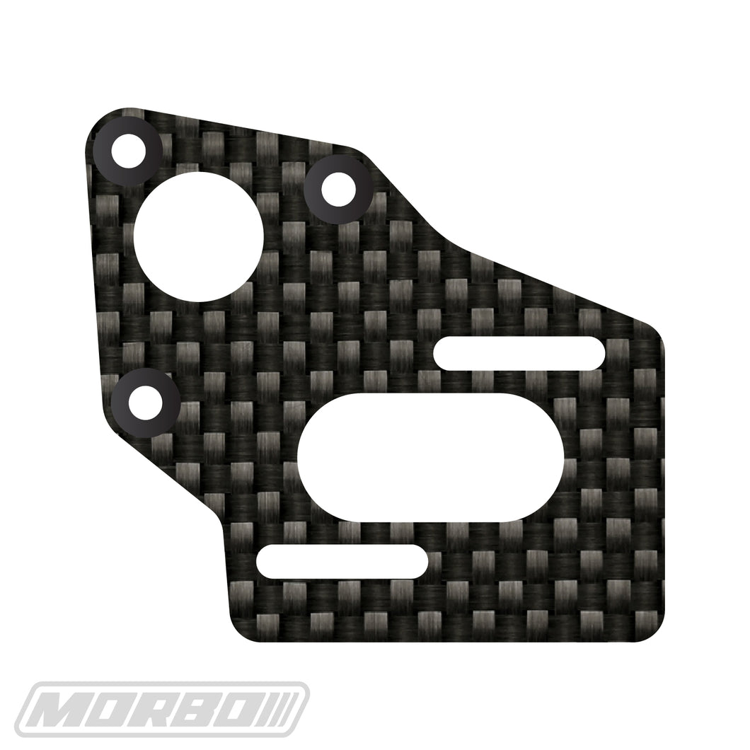 MORBO ASC B6.1 - B6.3 UPRIGHT XL MOTOR PLATE CF