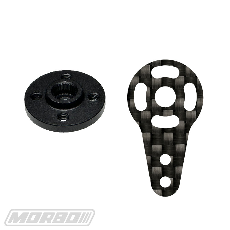 MORBO 25T ADJUSTABLE CARBON FIBER SERVO HORN (23MM)